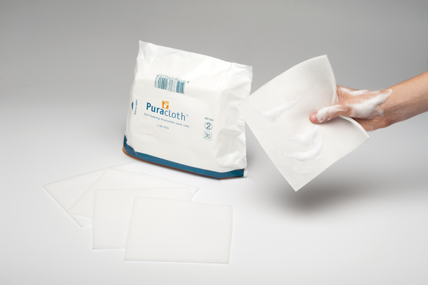 PURACLOTH  SELF-FOAMIMG DISPOSABLE WASHCLOTH